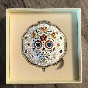 Jinvun sugar skull compact mirror